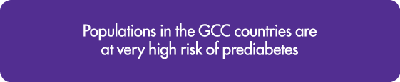  Populations in the GCC countries are at very high risk of prediabetes 